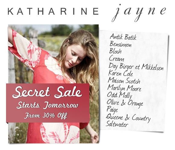 [image: Sale at Katharine Jayne]